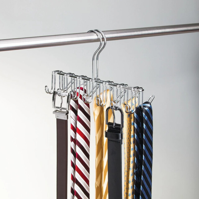 CaliCosy Metalen stropdassenrek voor kleedkamer 2928863 large