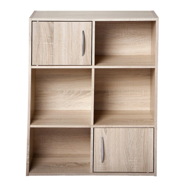 CaliCosy Opbergplank met 6 vakken en 2 deurtjes 2936847 large
