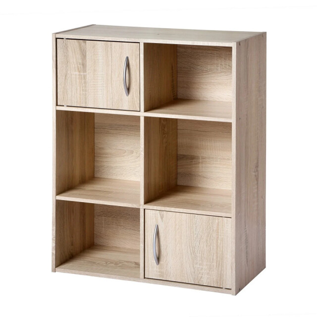 CaliCosy Opbergplank met 6 vakken en 2 deurtjes 2936847 large