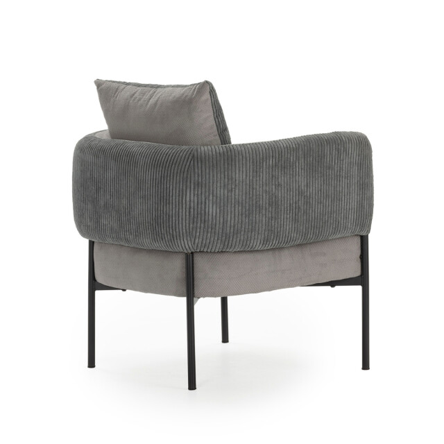 CaliCosy Fauteuil in stof met zwarte metalen poten l73 cm aruni 3078815 large