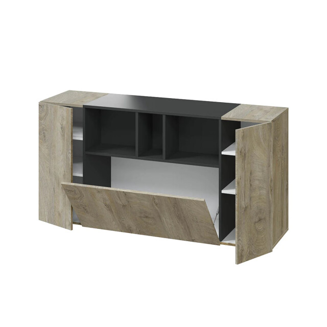 CaliCosy Buffetkast met 3 deuren en 3 niches l150 cm tamiko 2937027 large