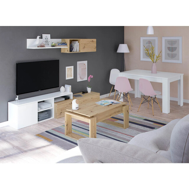 CaliCosy Salontafel met opklapbaar blad l102 cm ciara 2937307 large