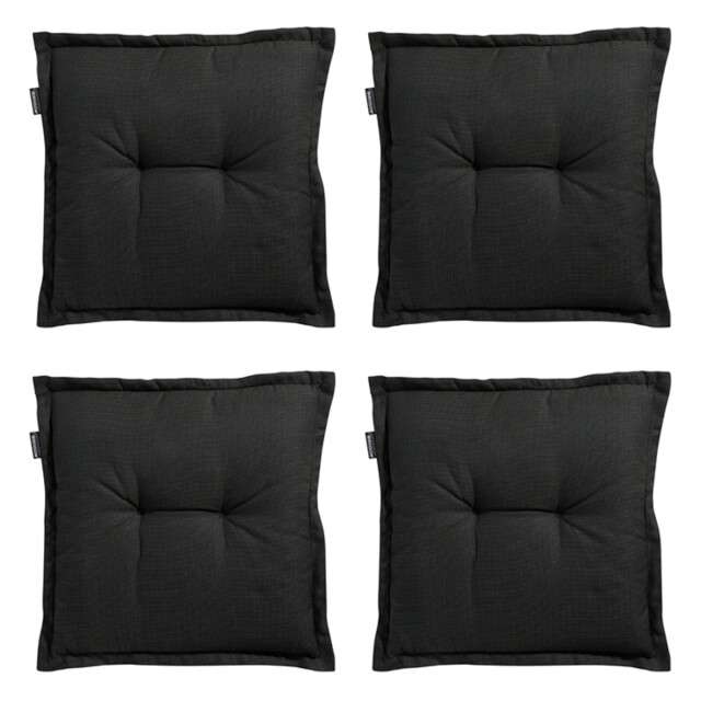 Madison Zitkussen universeel rib black 50x50 - 4 stuks 2911355 large