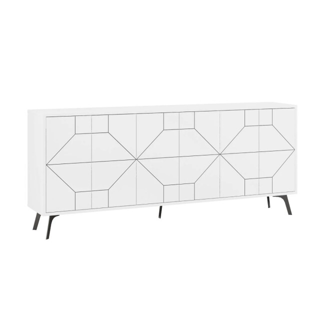 CaliCosy Buffet met 6 versierde deuren l184 cm dune 2937828 large