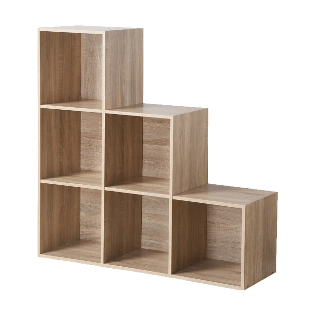 CaliCosy Opbergplank met 6 getrapte vakken 2936827 large