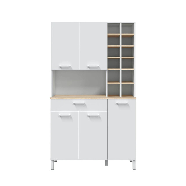 CaliCosy Buffetkast hoog 5 deuren 1 lade met vakken h186 cm kira 2932083 large
