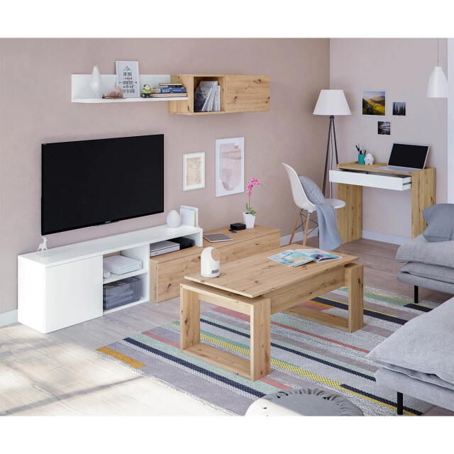 CaliCosy Salontafel met opklapbaar blad l102 cm ciara 2937307 large