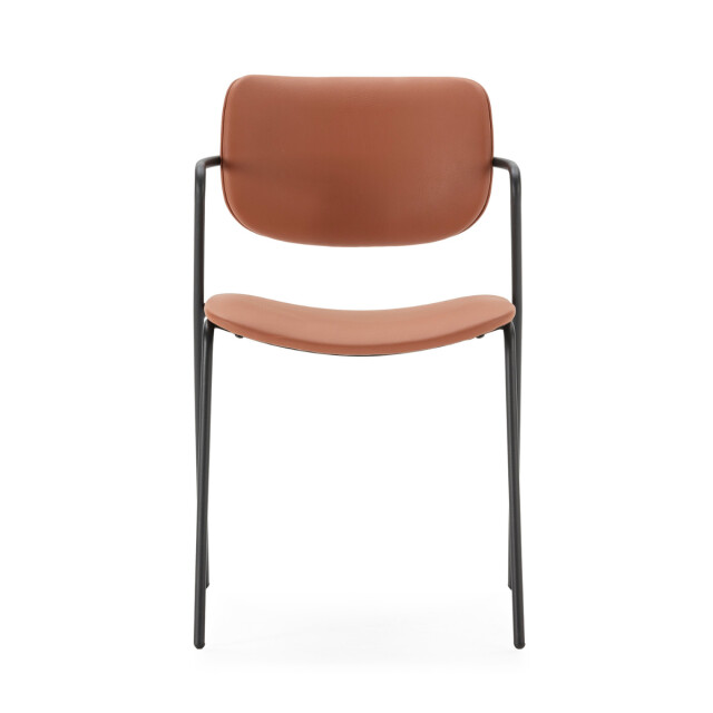 CaliCosy Set van 2 stoelen met zwarte metalen poten l49 cm maika 3078776 large