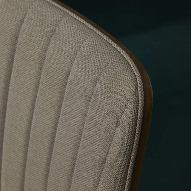 Signature Set van 2 stoelen in gewatteerde stof h82,5 cm giselle 3066916 large