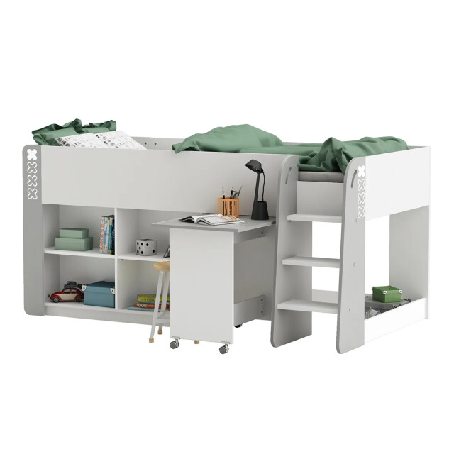CaliCosy Kinderbed met bureau en opbergruimte 90x200 hampton 3042315 large