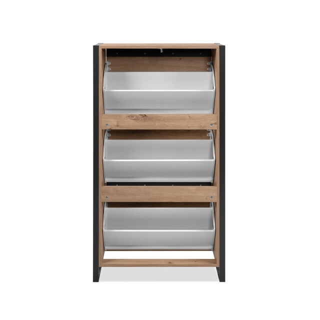 CaliCosy Schoenenkast met 3 kleppen l70 cm denver 2930498 large