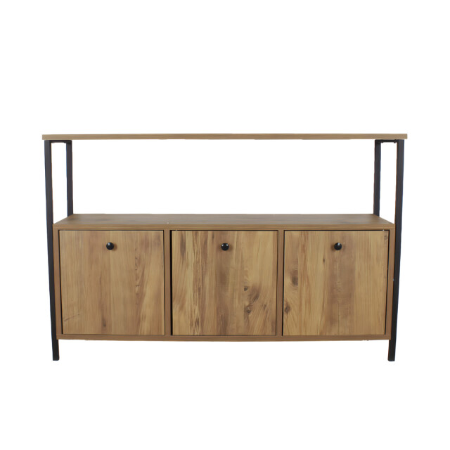 CaliCosy Buffet 3 deuren walnoot decor l120 cm nero 2930418 large