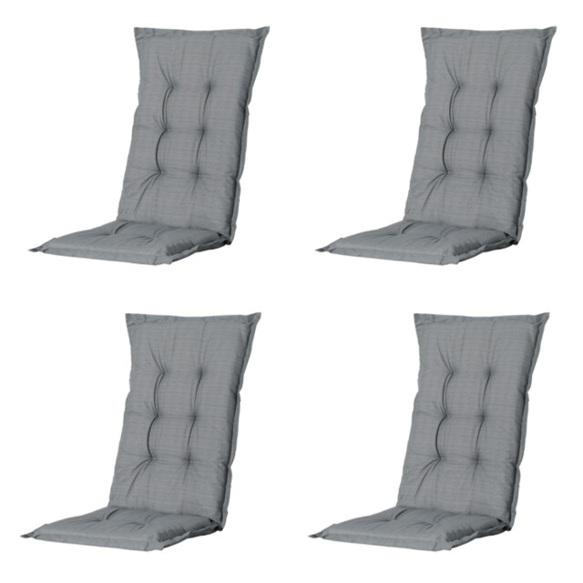 Madison kussen lage rug basic grey 105x50 - 4 stuks 2912491 large