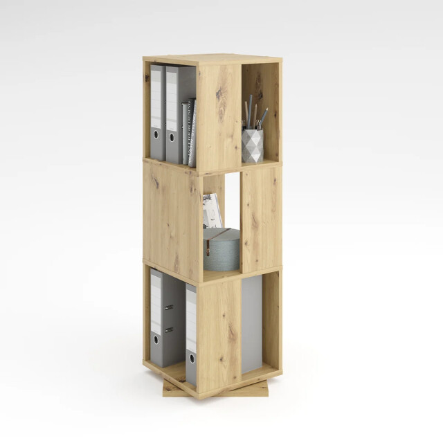 CaliCosy Draaibare boekenkast 3 compartimenten h108 cm tower 2936978 large
