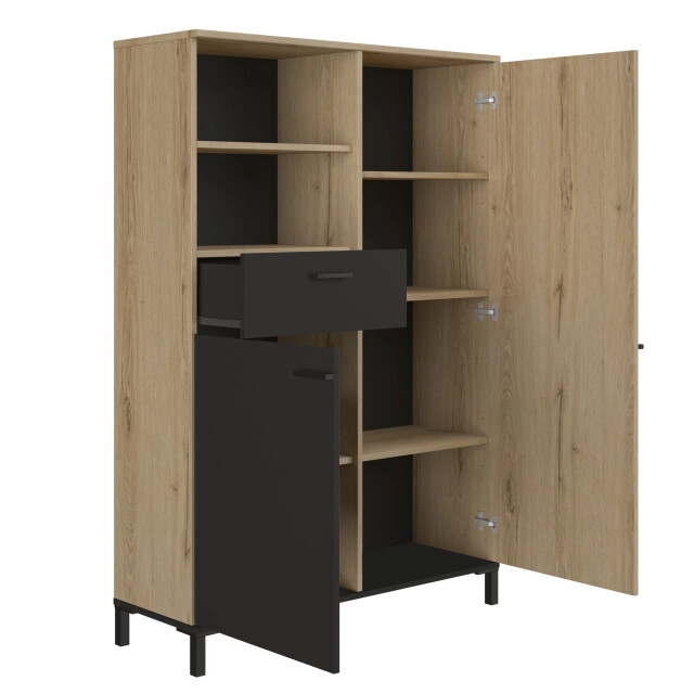 CaliCosy Opbergkast met 1 lade en 2 deuren h150 cm trust 2930538 large