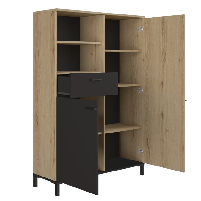 CaliCosy Opbergkast met 1 lade en 2 deuren h150 cm trust 2930538 large