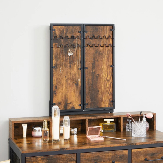 CaliCosy Make-upconsole met spiegel, opbergruimte en krukje l90 cm 2930213 large