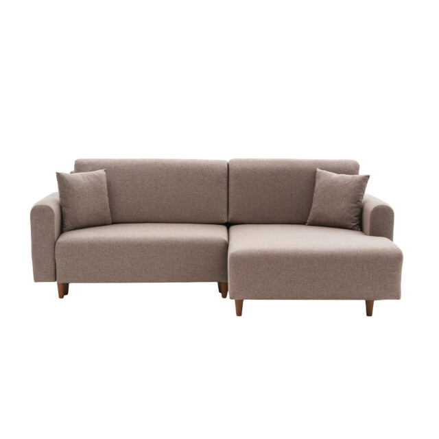 CaliCosy Hoekbank met slaapfunctie en rechtse chaise longue in stof l246 cm mane 3079646 large