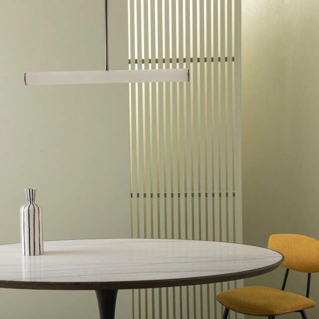 Signature Horizontale kroonluchter in albast en metaal l80 cm montaigne 2980581 large