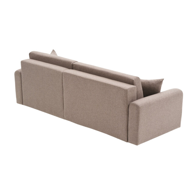 CaliCosy Hoekbank met slaapfunctie en rechtse chaise longue in stof l246 cm mane 3079646 large