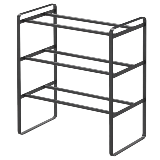 CaliCosy Uitbreidbaar schoenenrek 3 niveaus l41-70 cm 2936696 large