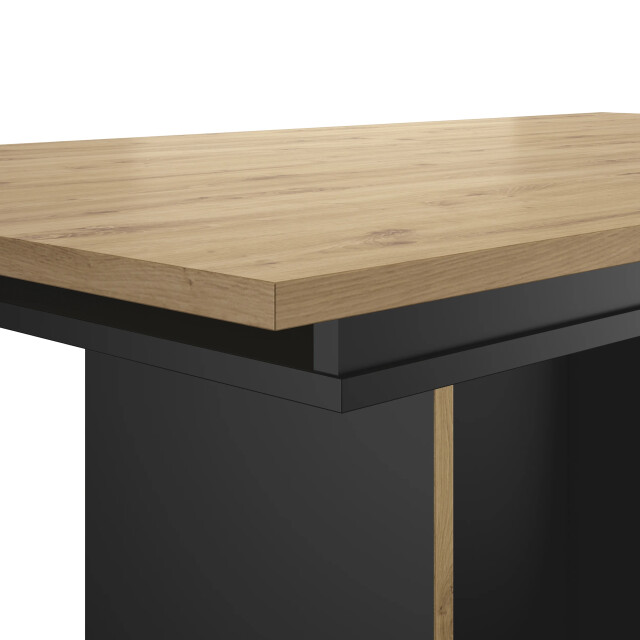 CaliCosy Rechthoekige tafel met uitschuifbaar onderstel en 1 verlengstuk raphael l160 2930671 large