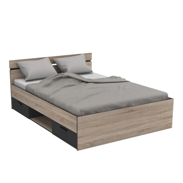 CaliCosy Bed met 2 laden 1 nis 140x190 cm michigan 2937117 large