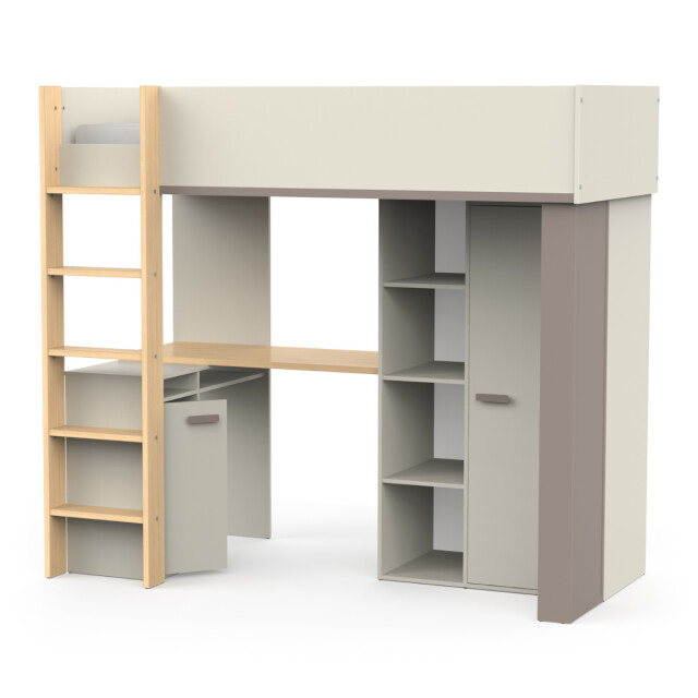 CaliCosy Hoogslaper met bureau en kast h183 cm camillia 3040885 large