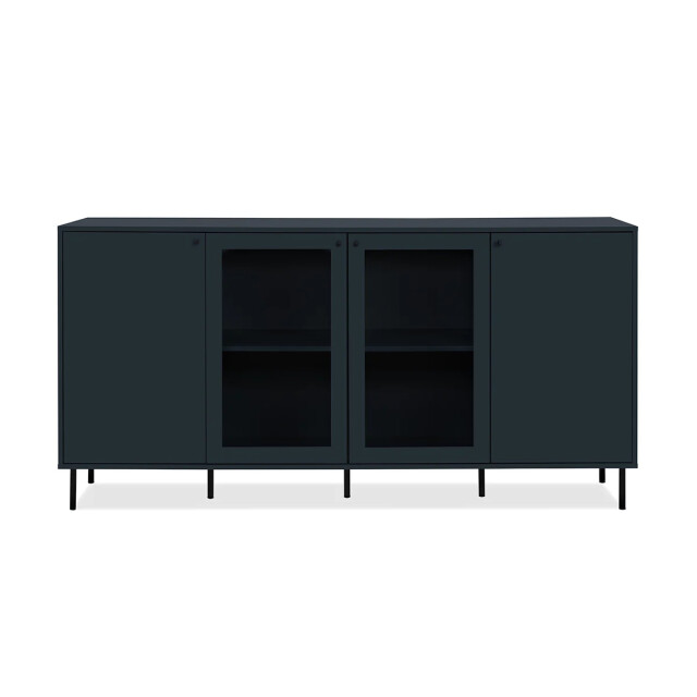 CaliCosy Buffet 4 deuren waarvan 2 met glas marineblauw l180 cm bogota 2930268 large