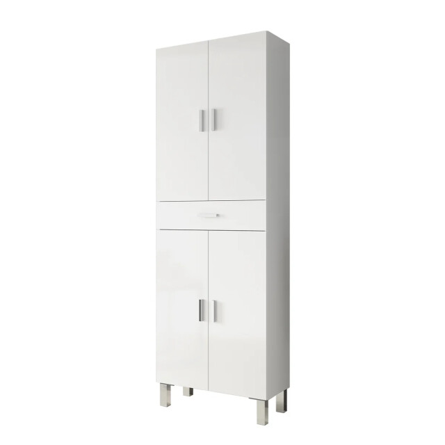 CaliCosy Kolom 4 deuren en 1 lade glanzend wit l60 cm 2930508 large