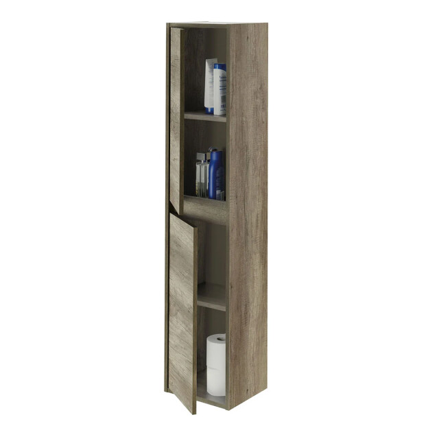 CaliCosy Hangende kolomkast met 2 deuren, h140 cm 2937542 large