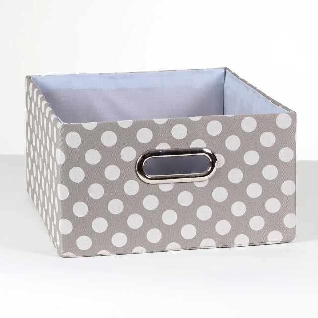 CaliCosy Grijze stoffen lade met witte stippen 2928337 large