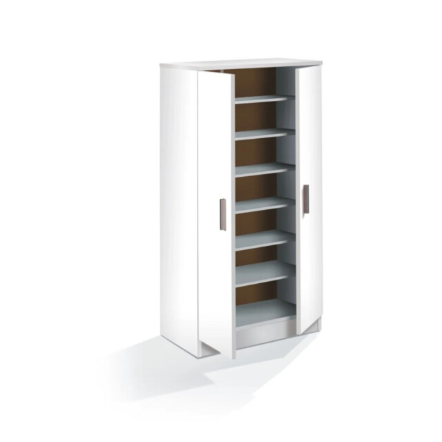 CaliCosy 2-deurs schoenenkast met 3 legplanken h108 cm 2936951 large
