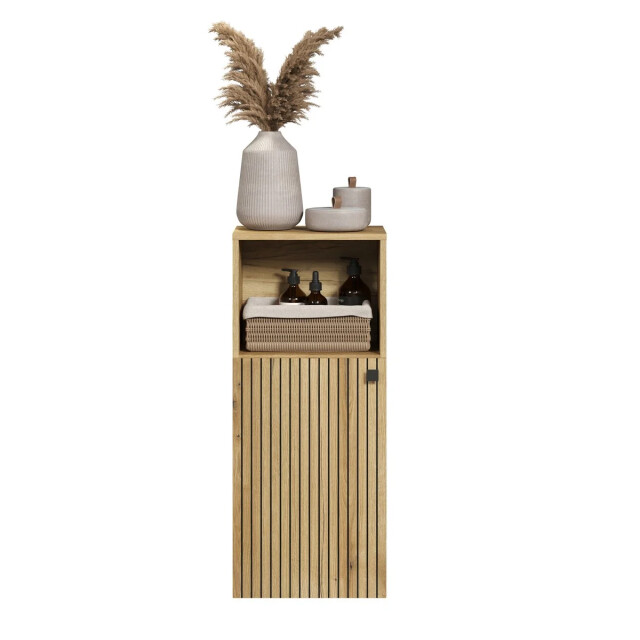 CaliCosy Lage badkamerkast met 1 deur en 1 open vak l40 cm purebliss 3042307 large