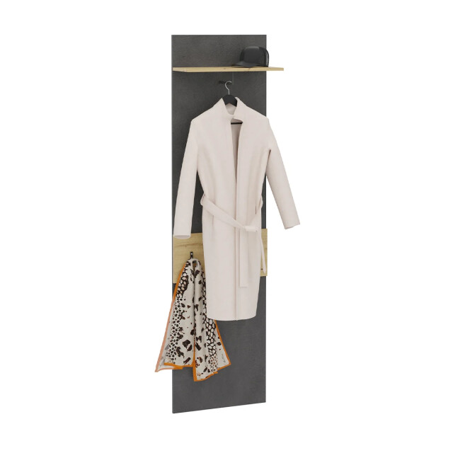 CaliCosy Garderobe voordeur 1 plank 3 haken verona 3 h188 cm 2930035 large