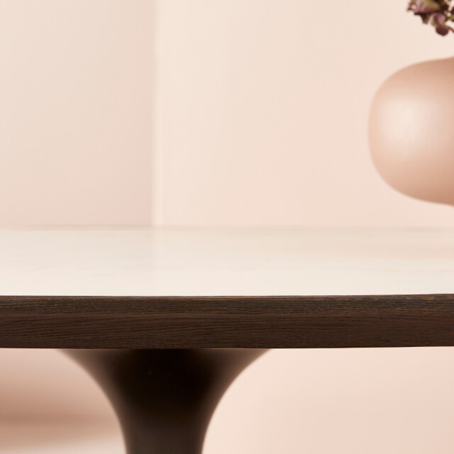 CaliCosy Ovale salontafel van wit marmer tulipe 3018359 large