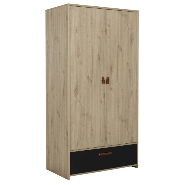 CaliCosy Industriële stijl kleerkast met 2 deuren en 1 lade franse productie 2930545 large