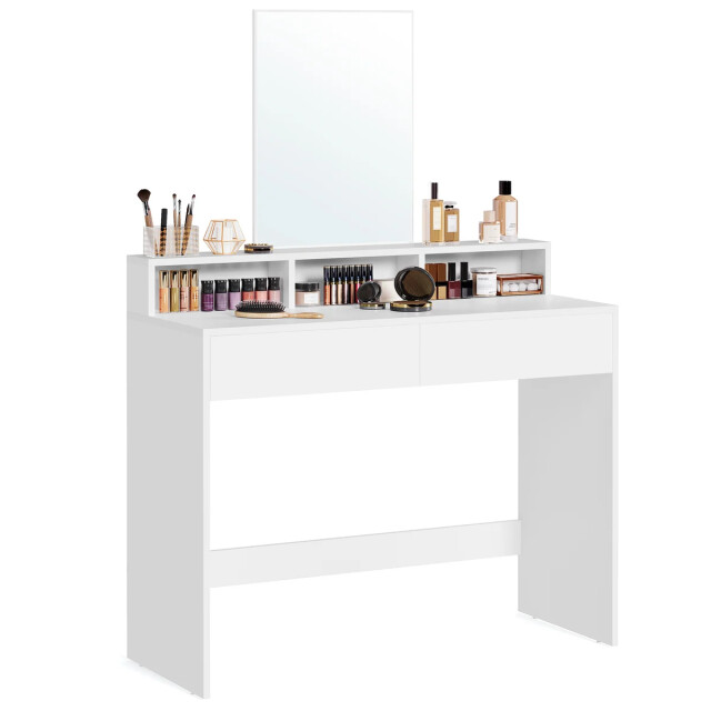 CaliCosy Kaptafel met 2 laden en 3 kleine vakken met spiegel h140 cm 2930335 large