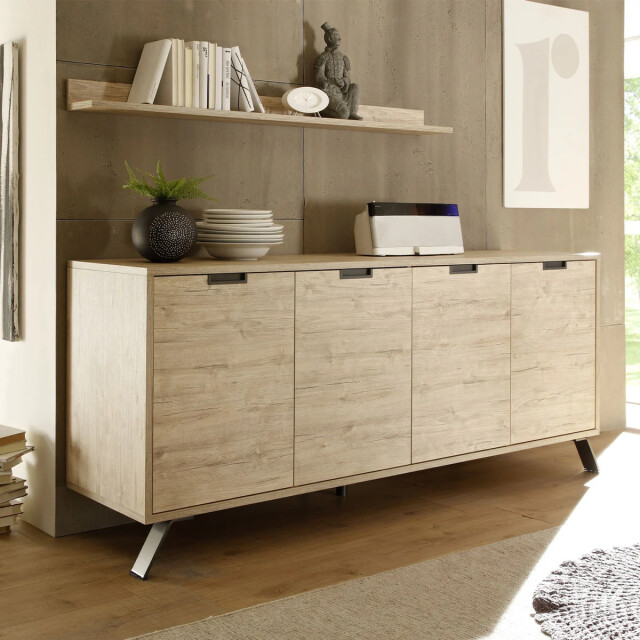 CaliCosy Wandplank licht hout l157 cm palma 2929455 large