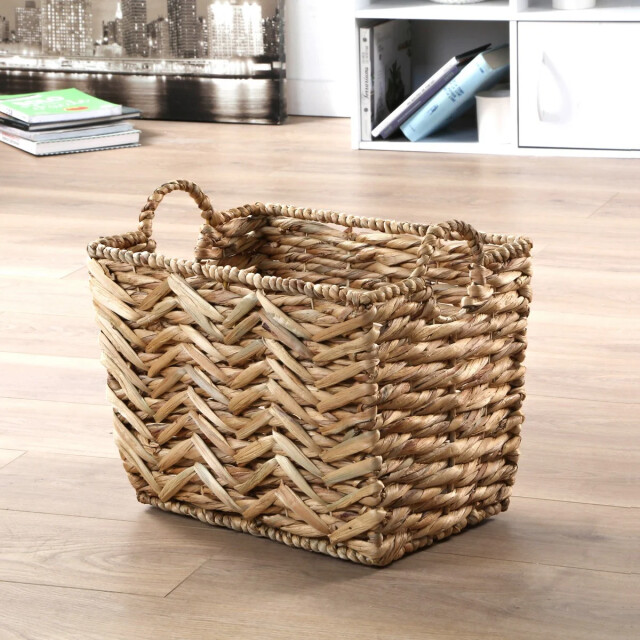 CaliCosy Hoge mand van waterhyacint h30 cm 2938180 large
