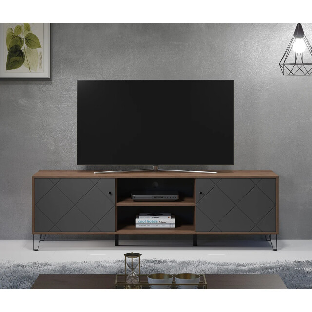 CaliCosy Tv-meubel met 2 deuren en 2 vakken l183 cm monteer 2930385 large