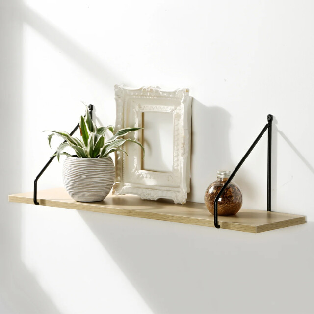 CaliCosy Muurplank 60 cm industriële stijl 2929345 large