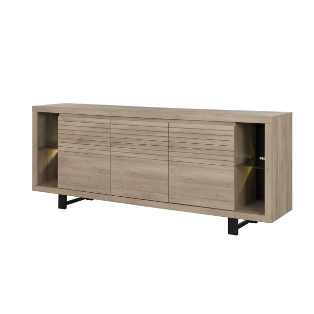CaliCosy Buffet met 3 deuren eikenhout l220cm franse fabricage 2931974 large