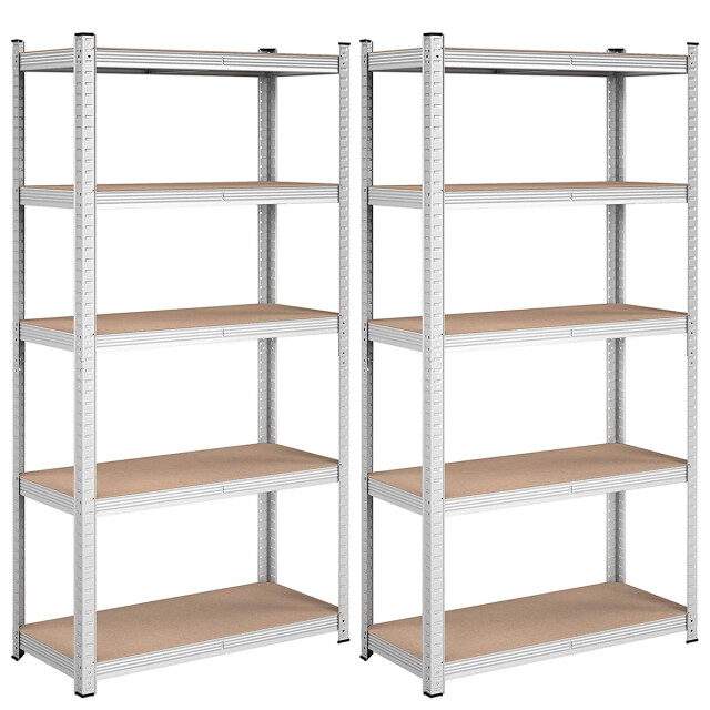 CaliCosy Set van twee planken met 5 niveaus en verstelbare planken h180 cm 2930054 large