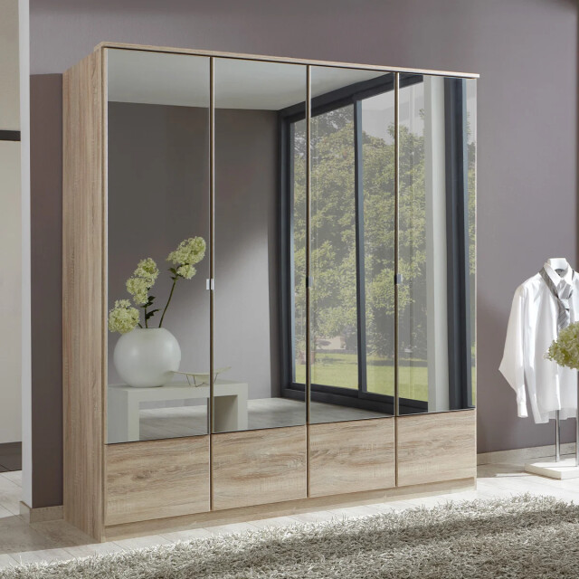 CaliCosy Kast met 4 spiegeldeuren l179 cm 2937649 large