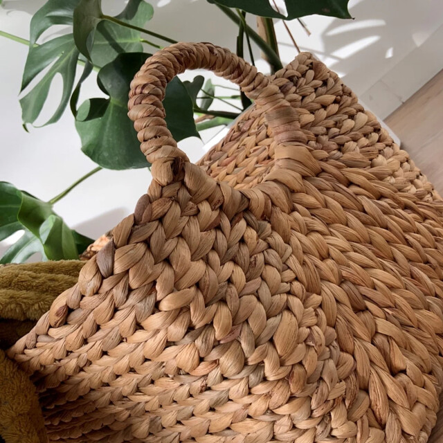 CaliCosy Waterhyacint mand met handvaten hoogte 27 cm 2929024 large