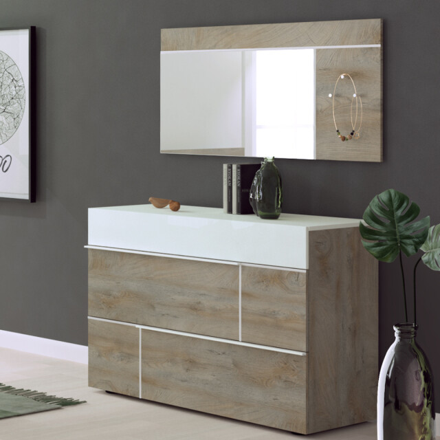 CaliCosy Moderne ladekast met 3 laden l120 cm prado 2937118 large