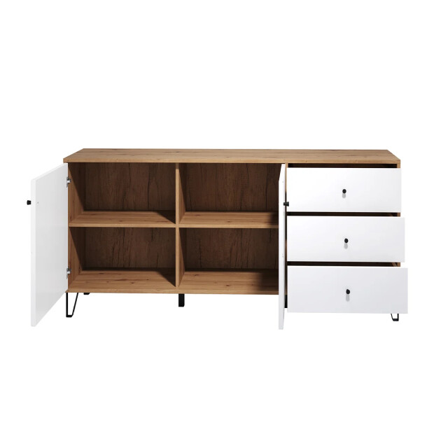 CaliCosy Buffet 2 deuren en 3 laden eikenhouten decor l183 cm touch 2930372 large