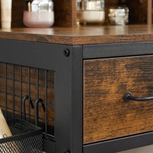 CaliCosy Make-upconsole met spiegel, opbergruimte en krukje l90 cm 2930213 large