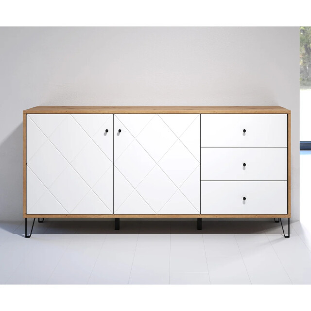 CaliCosy Buffet 2 deuren en 3 laden eikenhouten decor l183 cm touch 2930372 large
